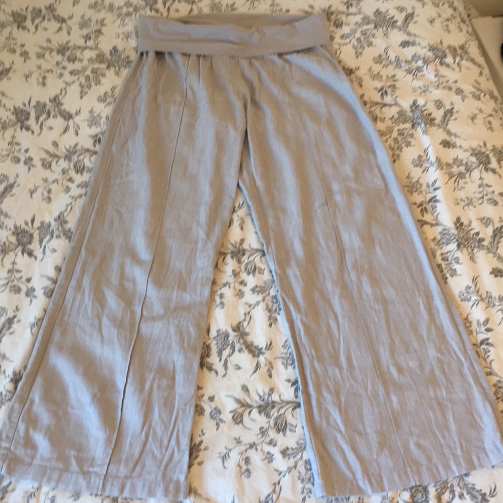 Light Gray Linen Pants